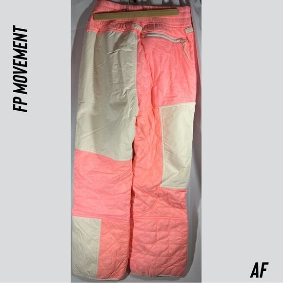 FREE PEOPLE SUNRISE SKI PANTS PINK COMBO NWT SIZES - Picture 5 of 7